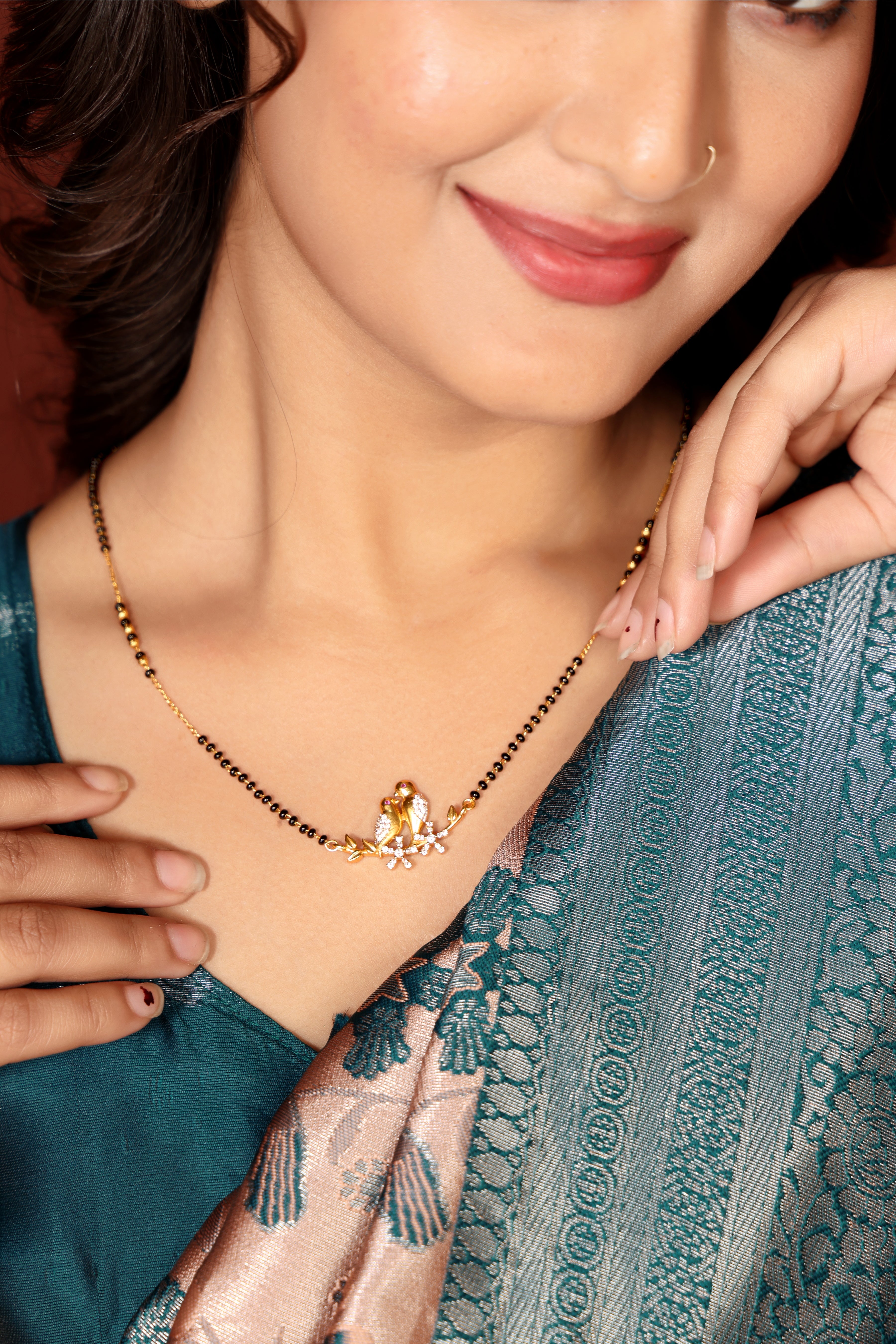 Aahana Love Birds Mangalsutra – Symbol of Eternal Love by Nivora Jewel