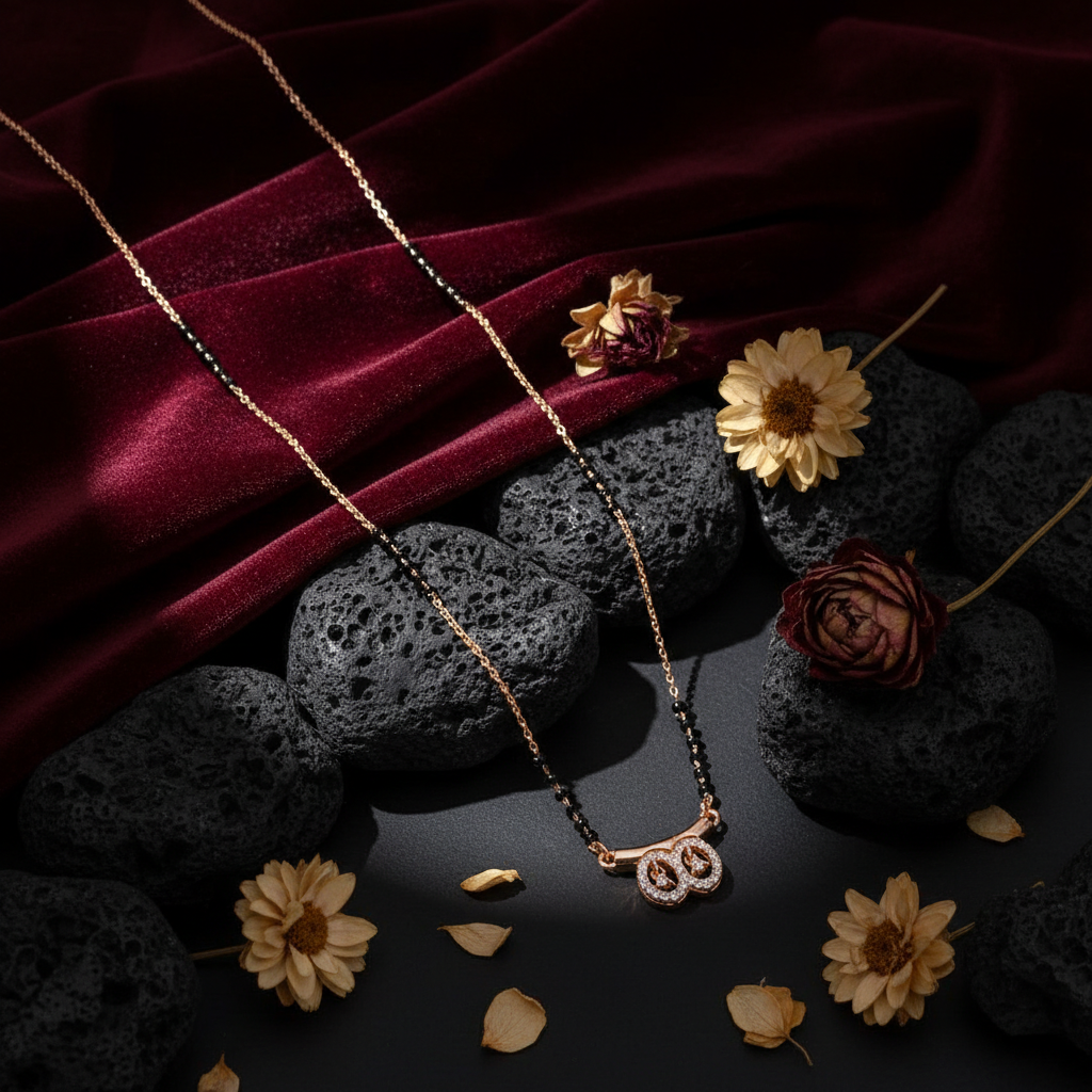 Dual Drop Diamond-Style Mangalsutra