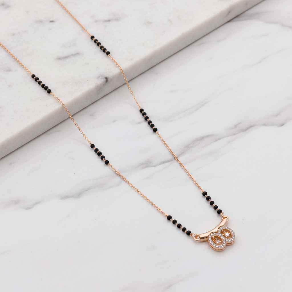 Dual Drop Diamond-Style Mangalsutra
