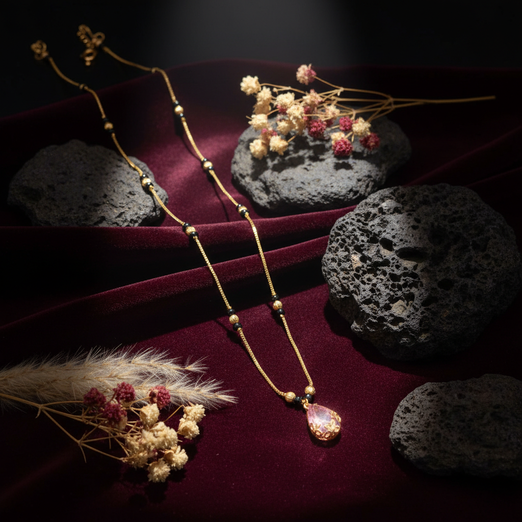 Blush Drop Mangalsutra