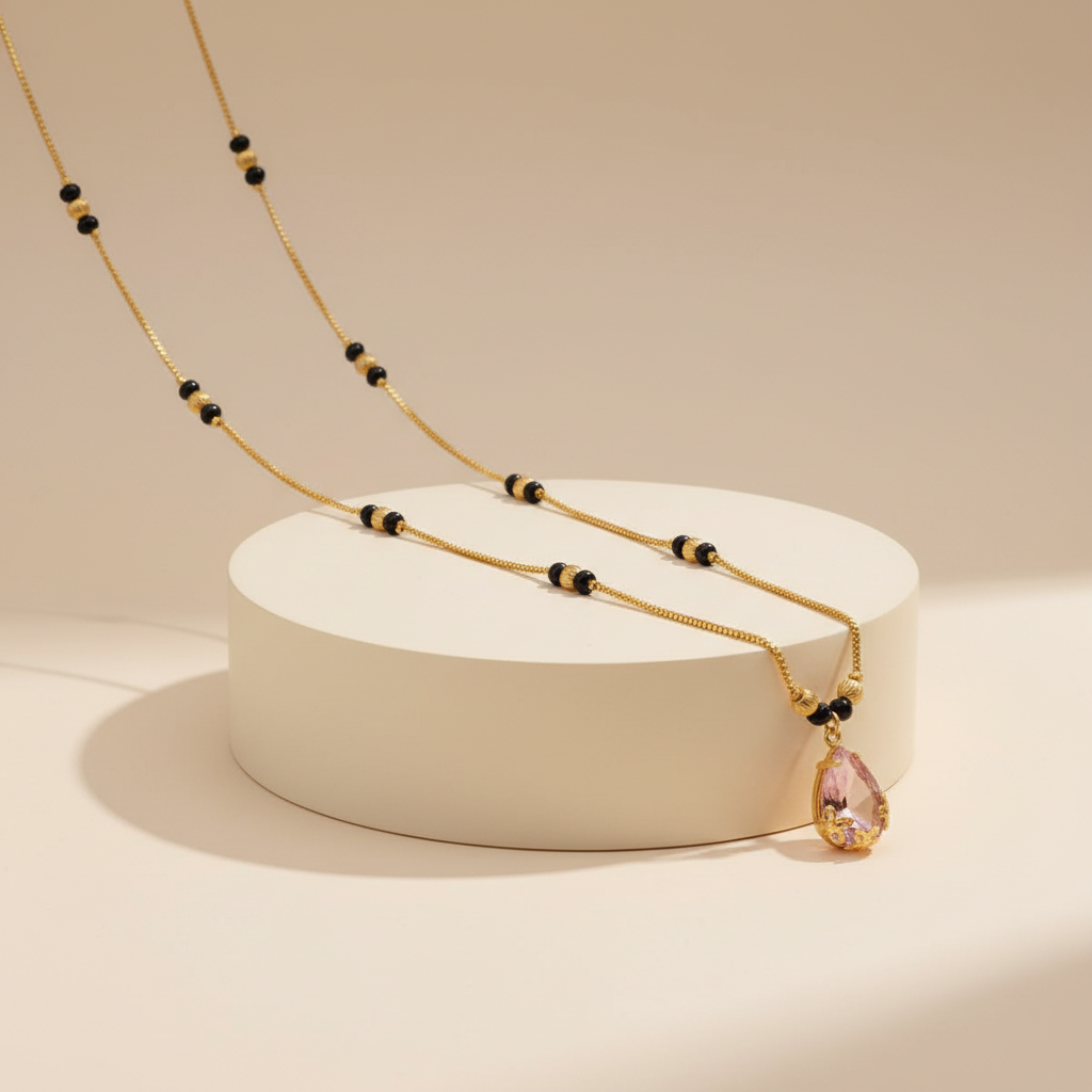 Blush Drop Mangalsutra