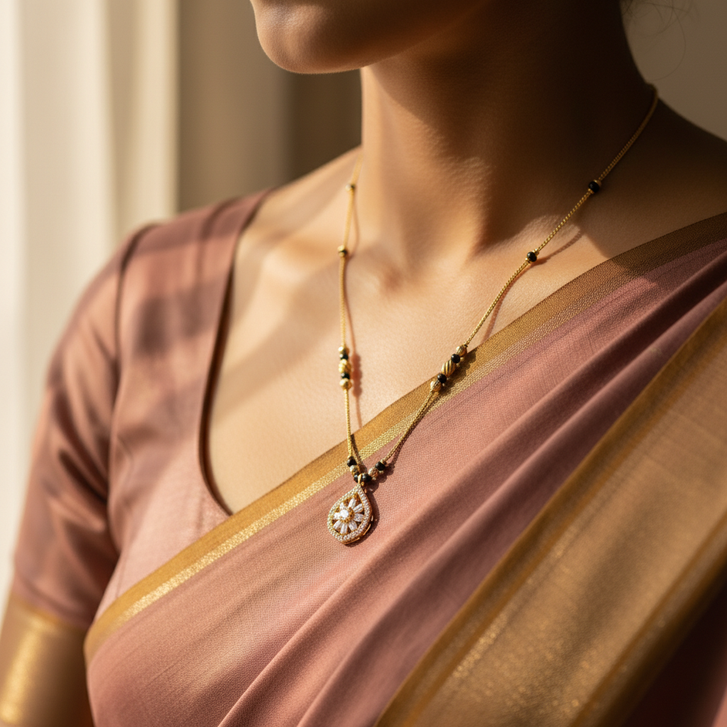 Royal Blossom Sparkle Mangalsutra