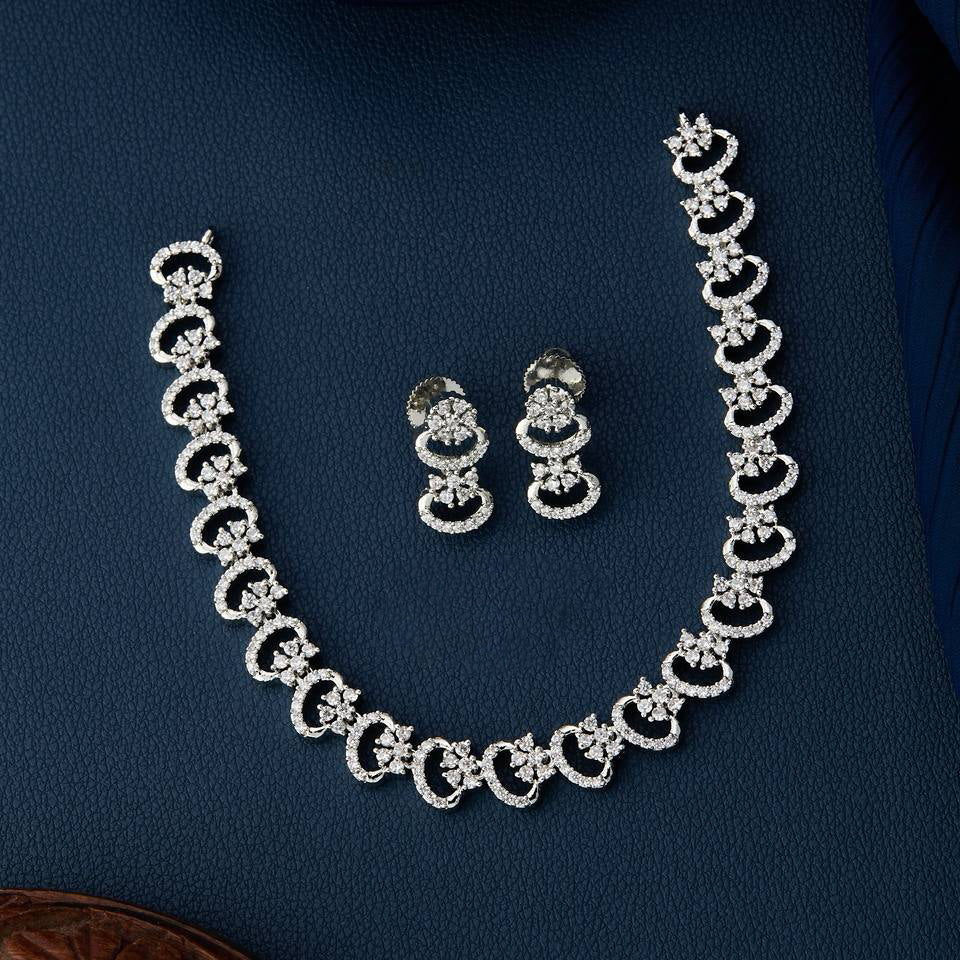 Eternal Hearts Diamond Necklace Set – Timeless Love Edition by Nivora Jewel