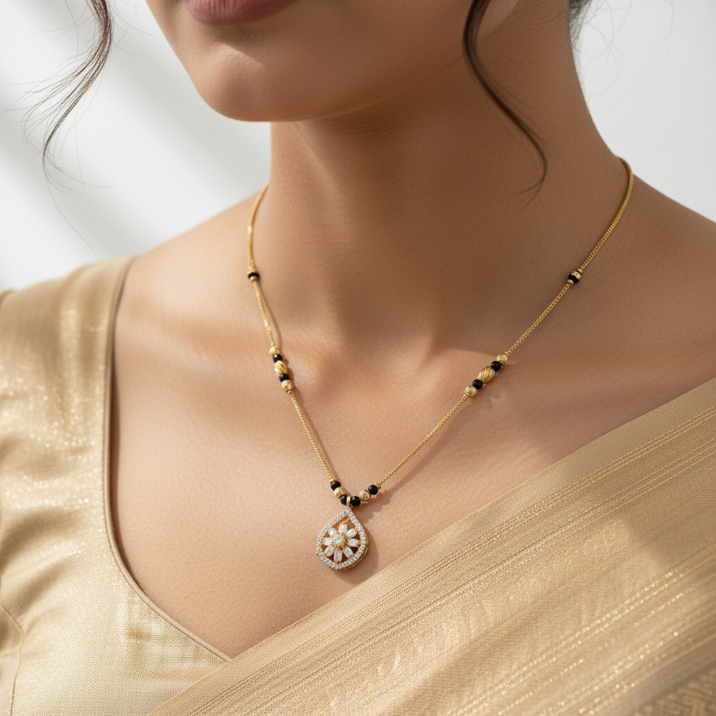 Royal Blossom Sparkle Mangalsutra