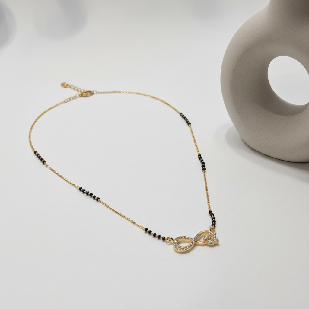 Infinity Love Mangalsutra Necklace for Women