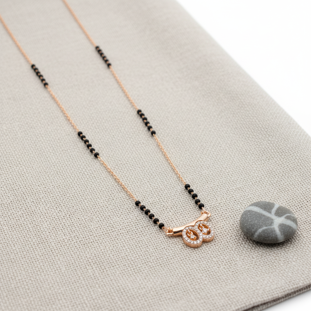 Dual Drop Diamond-Style Mangalsutra