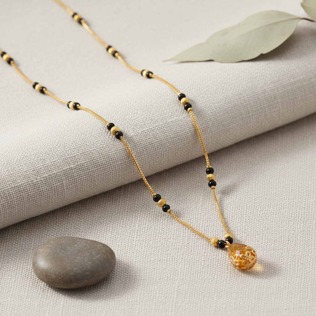 Aura Gold Drop Mangalsutra