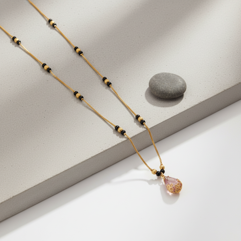 Blush Drop Mangalsutra