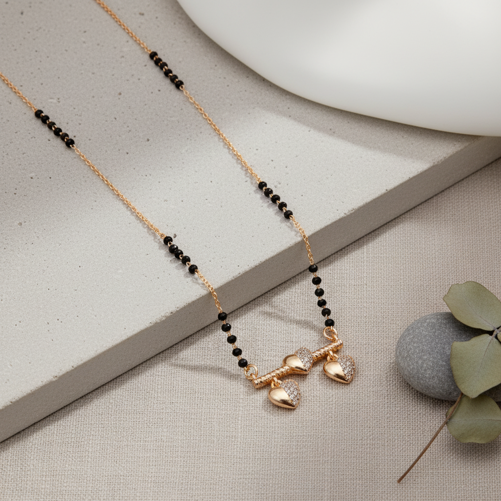 Heart Sparkle Mangalsutra