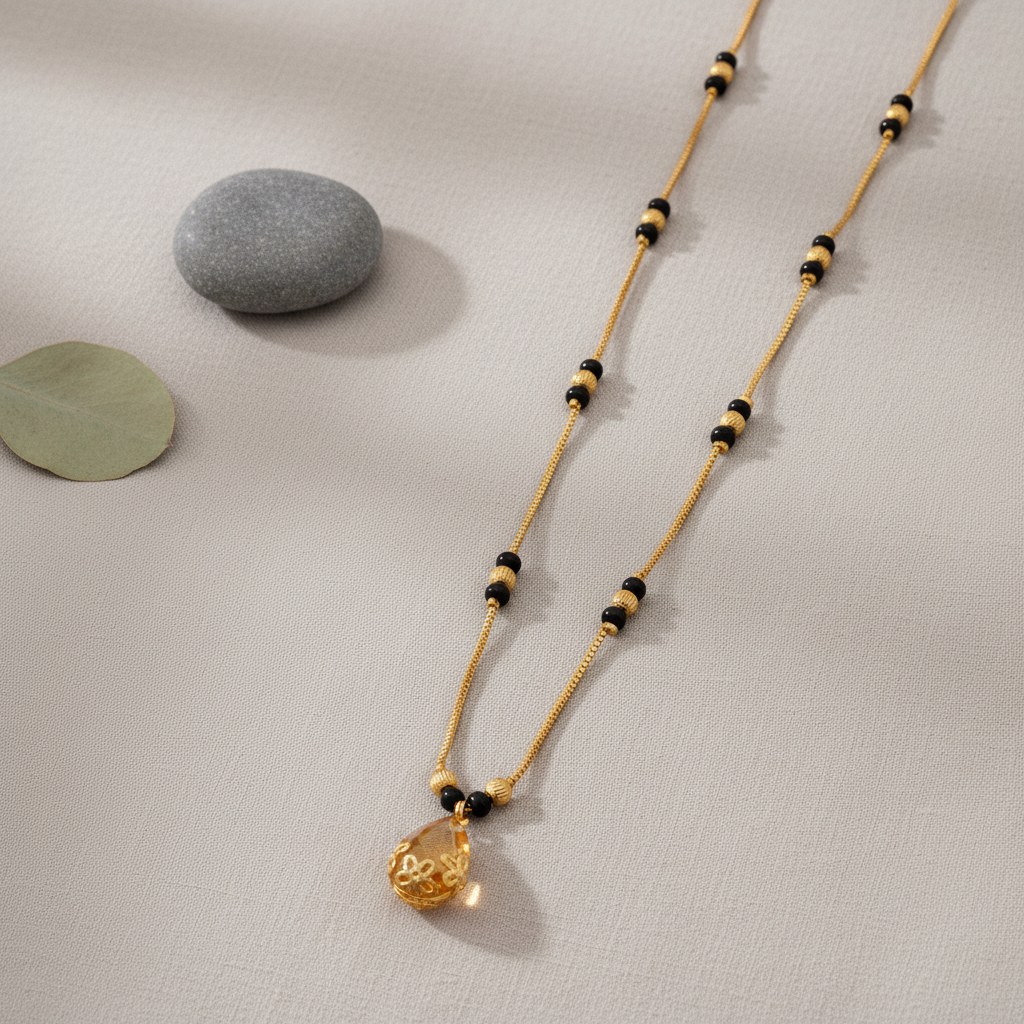 Aura Gold Drop Mangalsutra