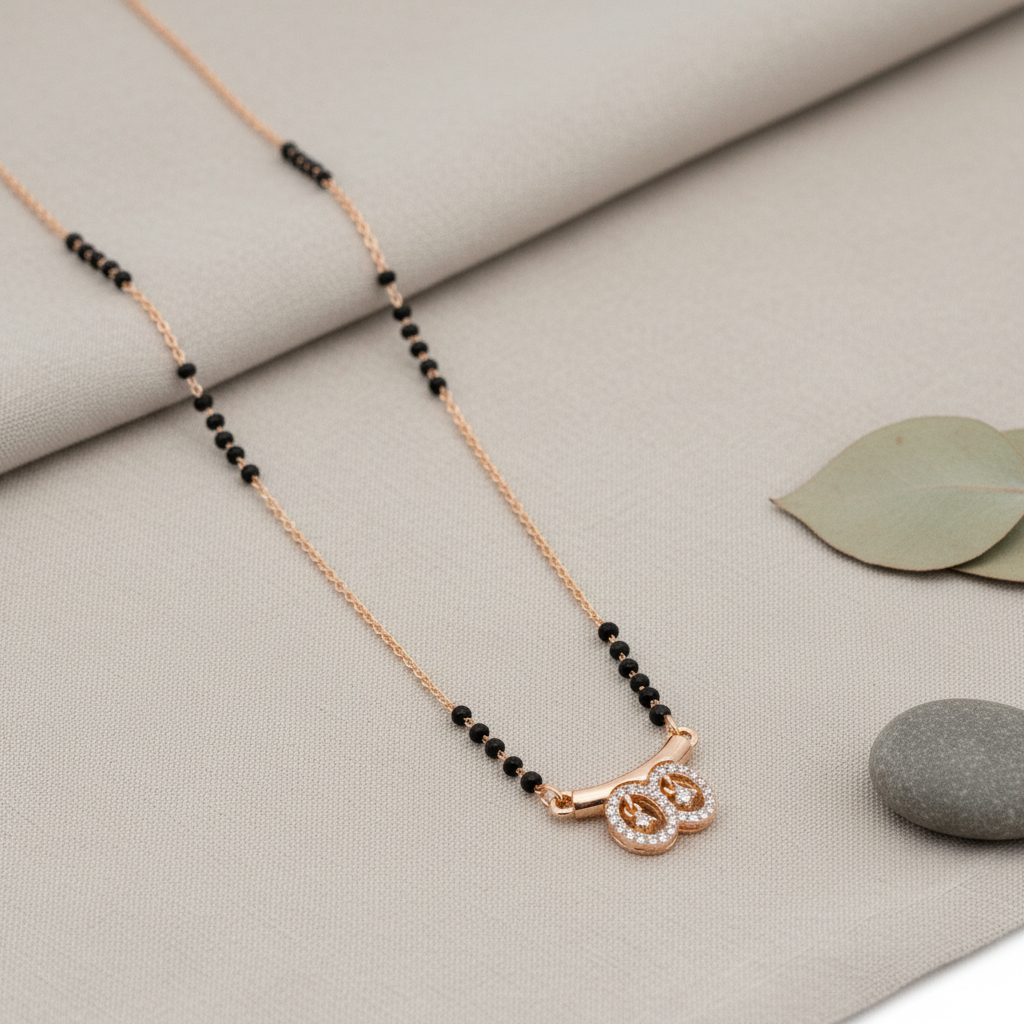 Dual Drop Diamond-Style Mangalsutra