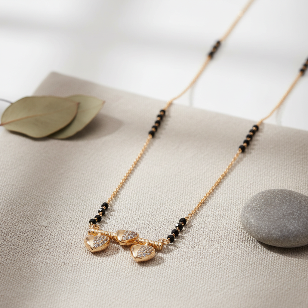 Heart Sparkle Mangalsutra