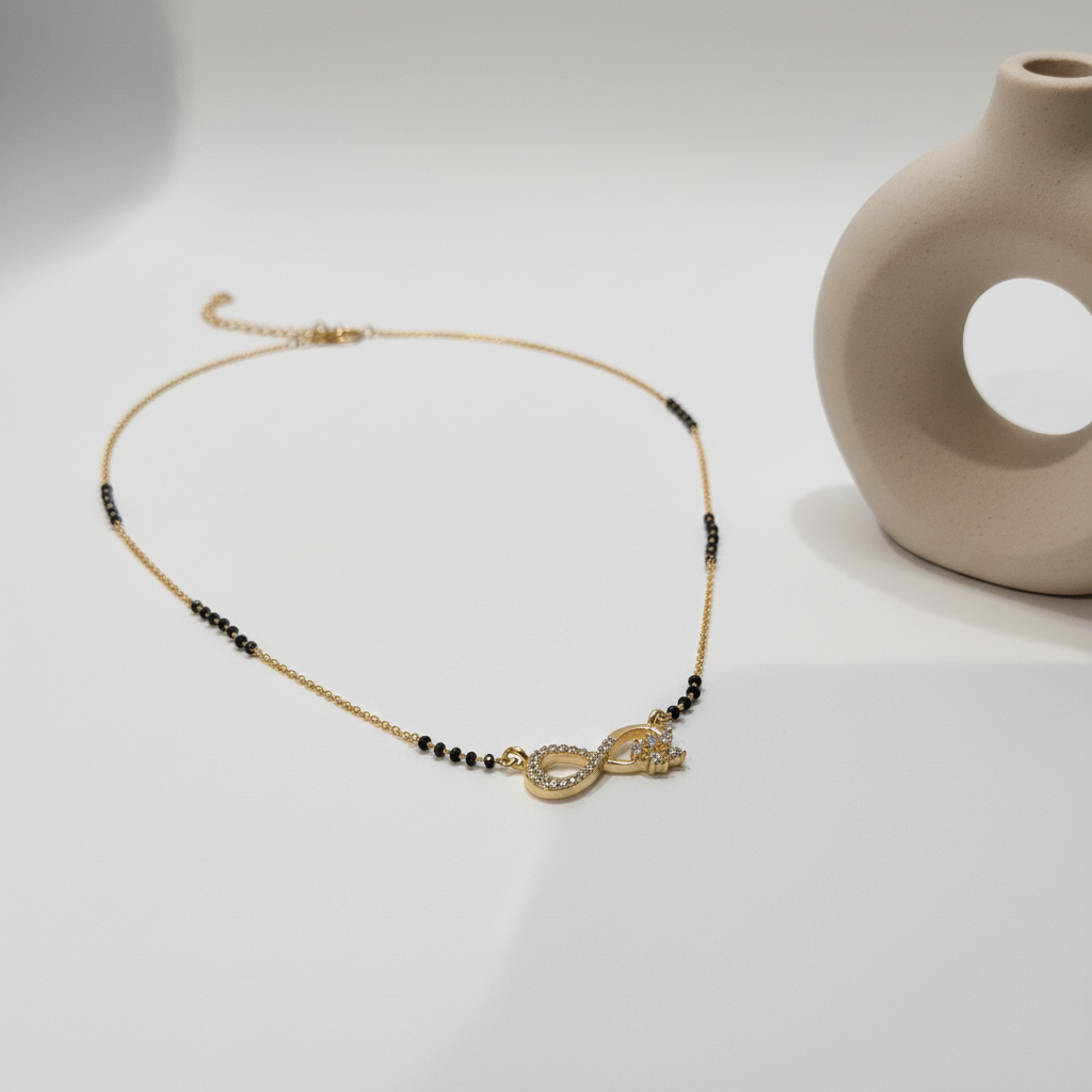 Infinity Love Mangalsutra Necklace for Women